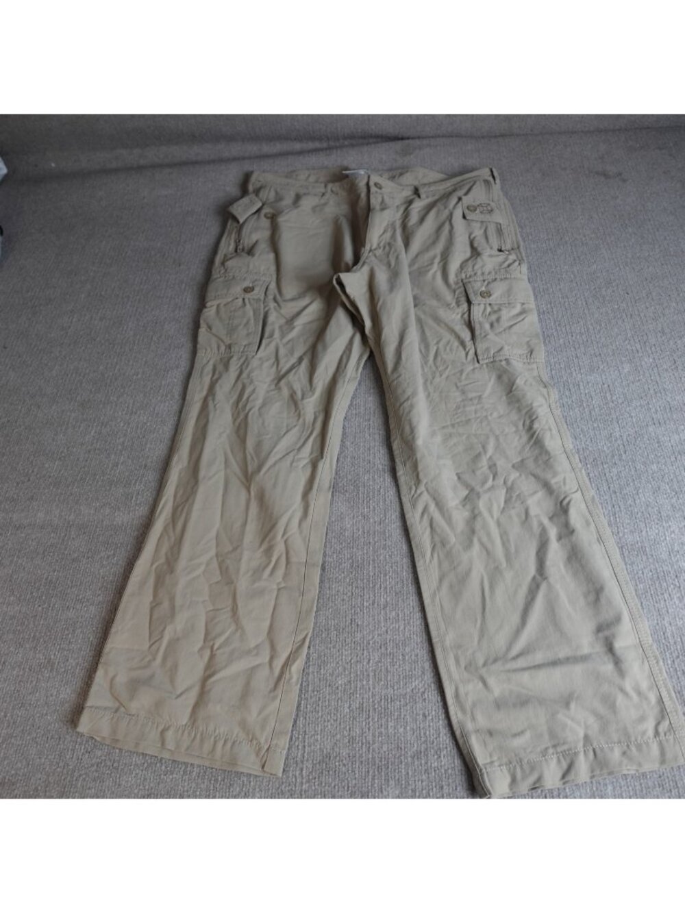 Clothing Arts Pants 38 x  30 Beige Nylon Cargo P^Cubed Pick Pocket Proof